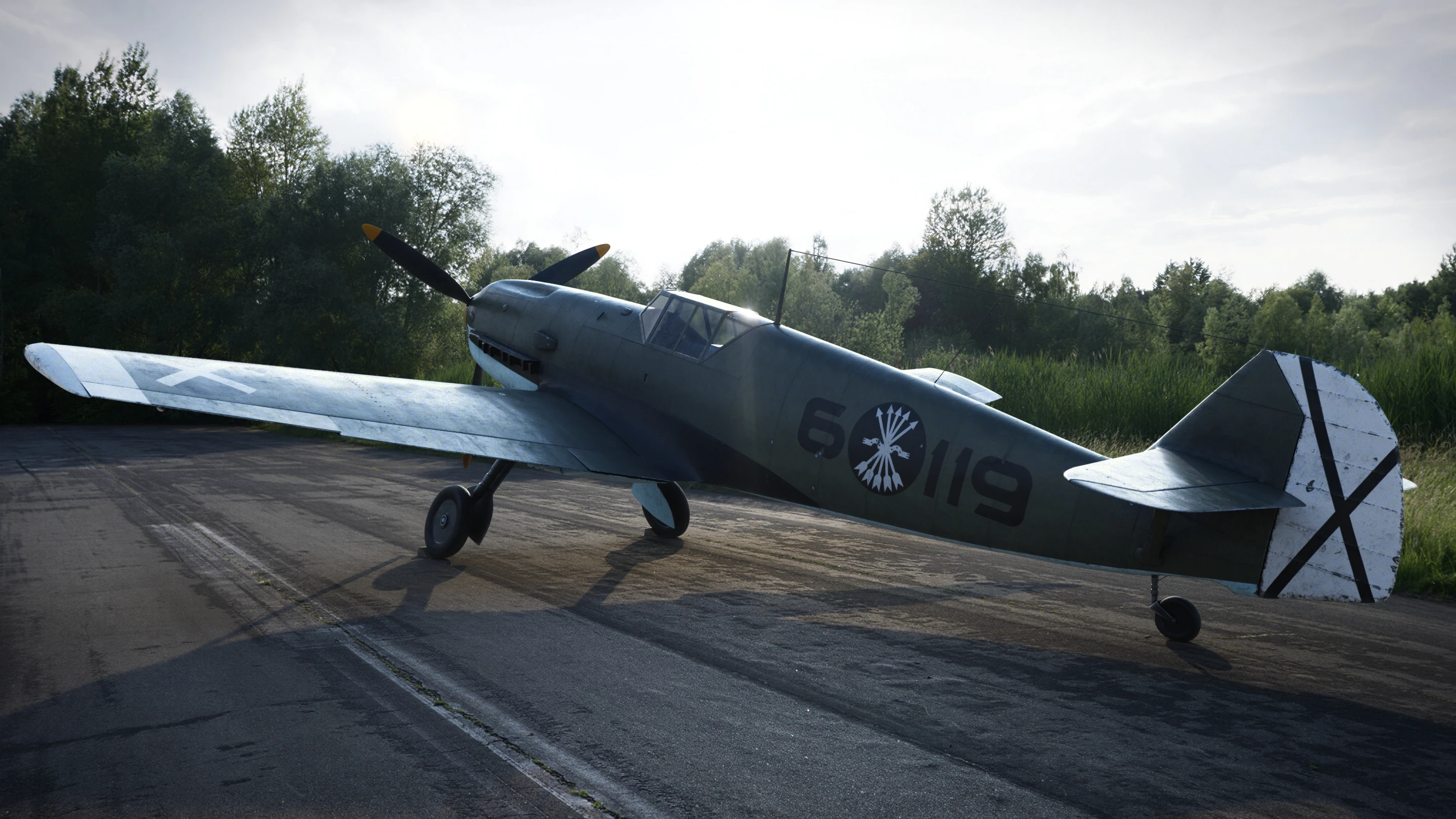 Hangar full CG render